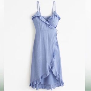 NWT A&F Blue Wrap Dress